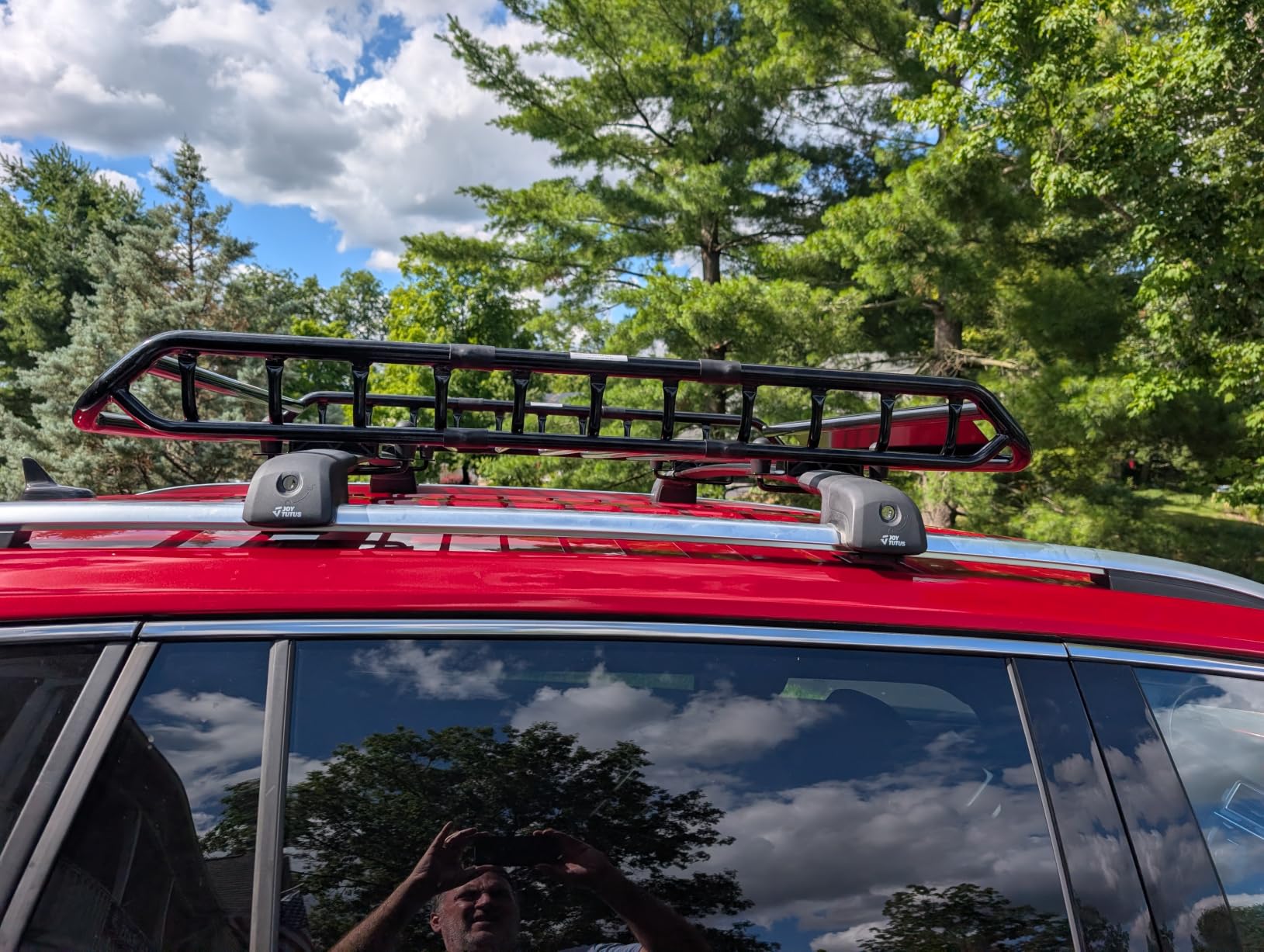 MaxxHaul Steel Roof Rack Cargo Basket, 46