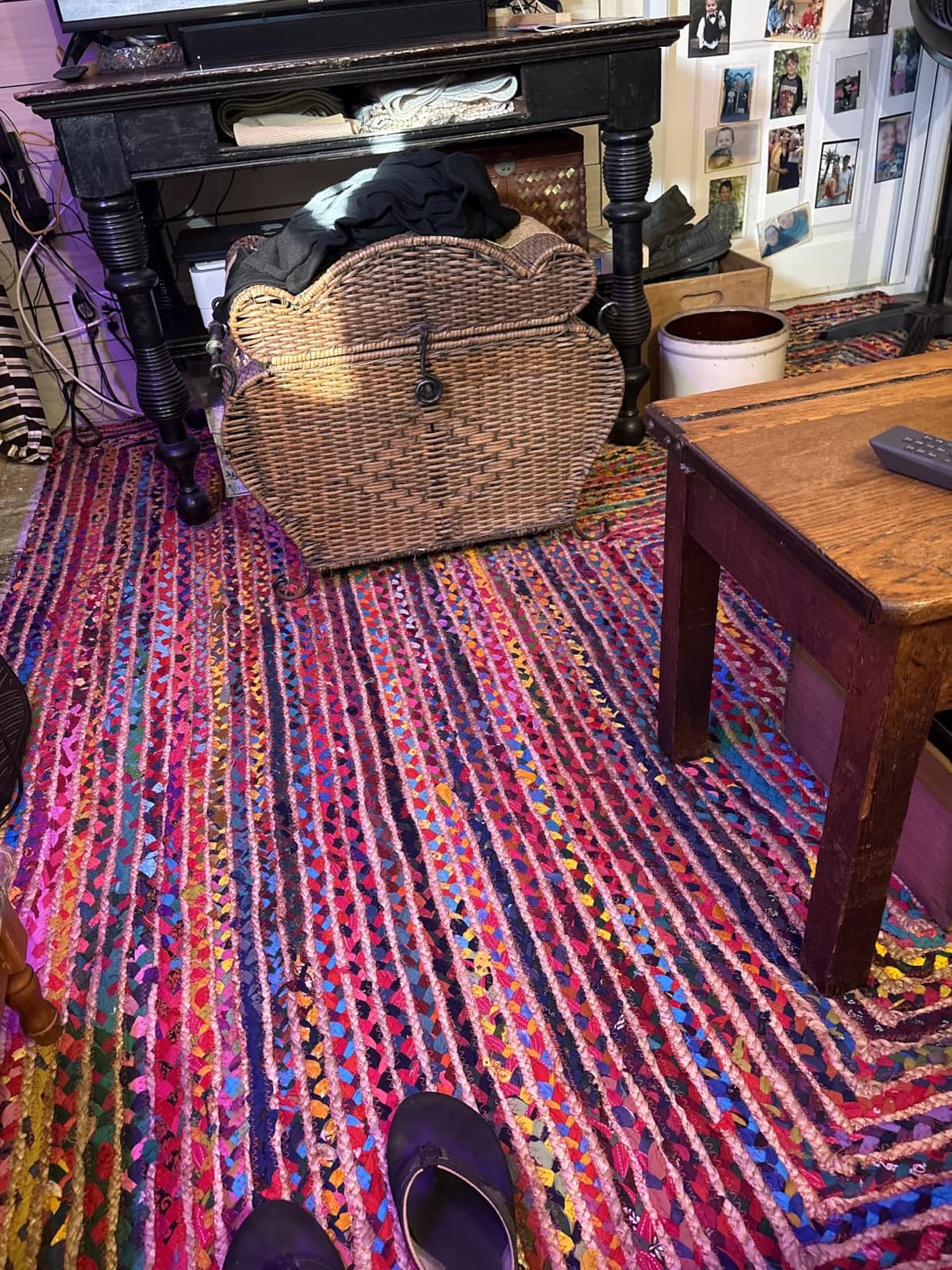 SAFAVIEH Cape Cod Area Rug 6x9, Jute Textured Beige & Multi CAP202B | 1/4