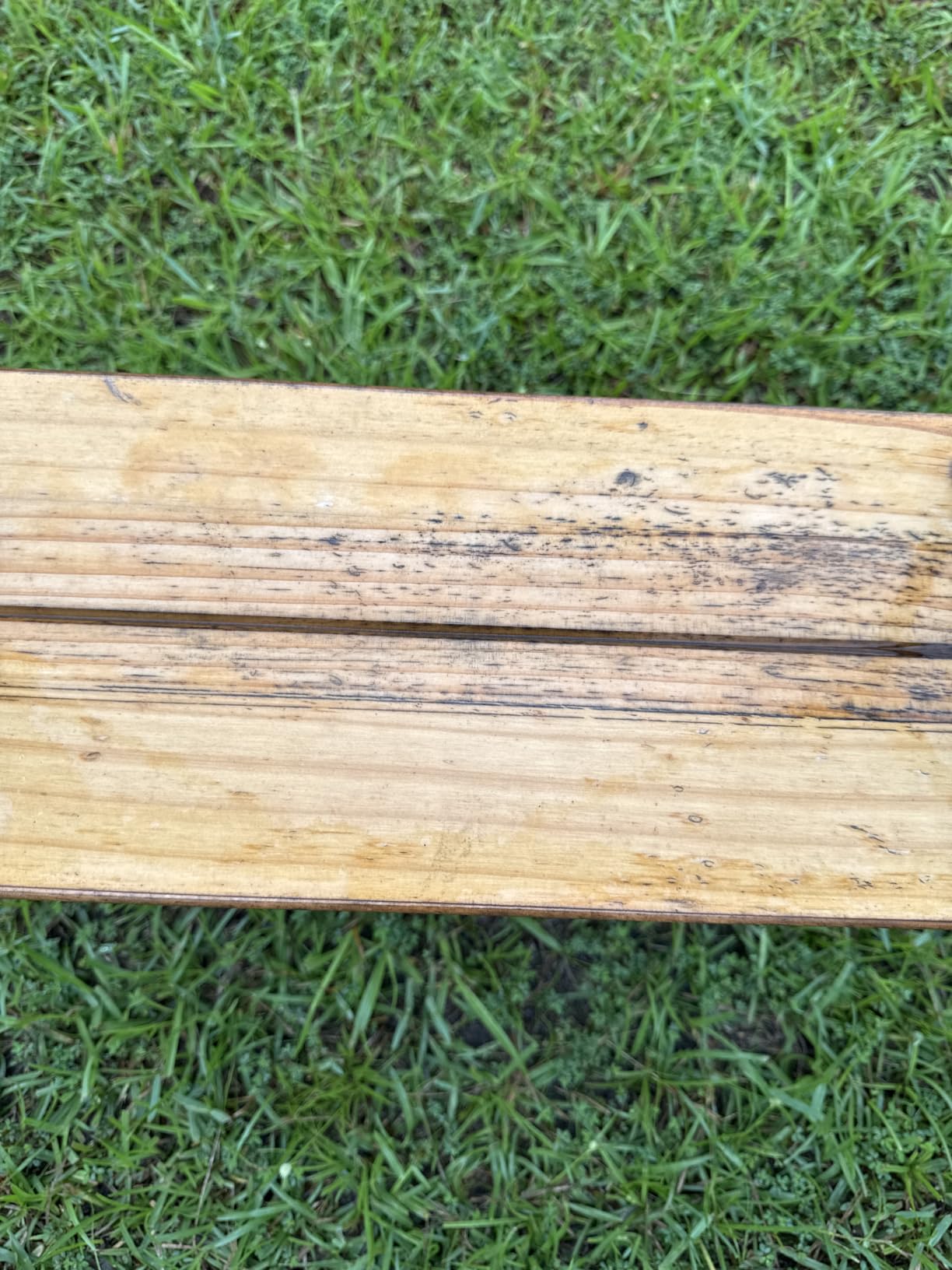 Wooden Swing Seat, Nostalgic Outdoor Wood Swing for Kids , Tree Straps Set Accessories for Backyard Patio Garden Playground, Height Adjustable (Raw wood) customer photo 2