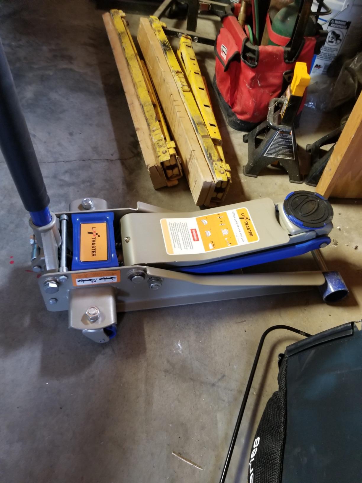 LiftMaster 3 Ton Heavy Duty Ultra Low Profile Steel Floor Jack with Quick Lift customer photo 1