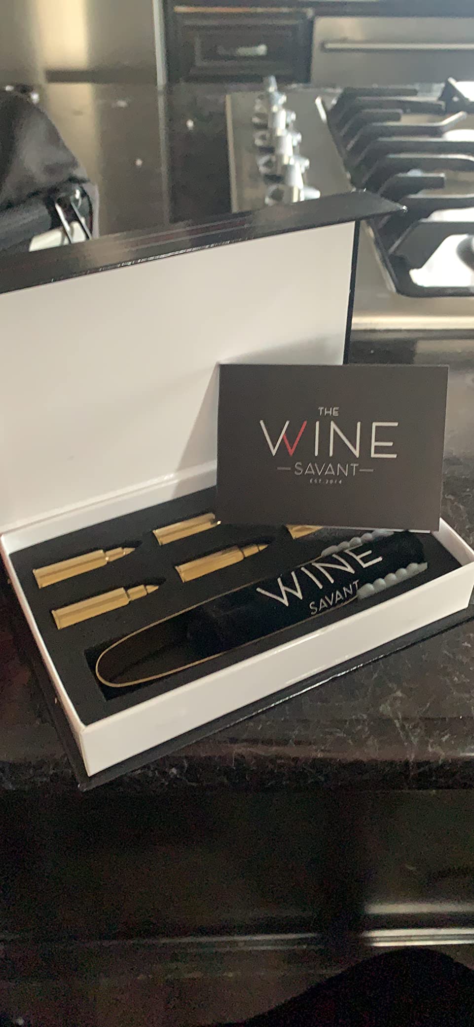 Bullet Whiskey Chillers Stones - Whiskey Rocks by The Wine Savant Set of 6 - Stainless Steel Bullet Shaped Ice Cubes, Gift Box Come, Tongs and Storage Bag, Whiskey or Scotch Rocks (Silver) customer photo 2