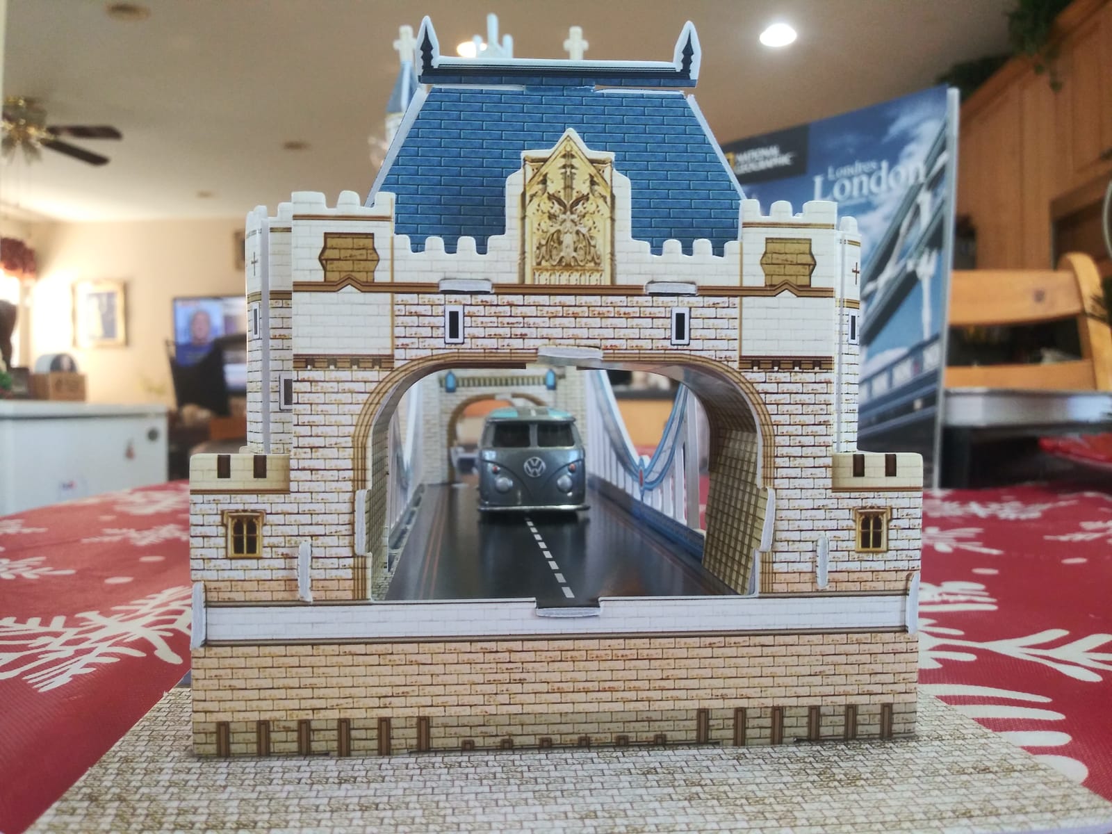 CubicFun 3D Puzzle UK Tower Bridge Architecture Model Kit with Booklet for Adults and Children, 120 Pieces customer photo 1