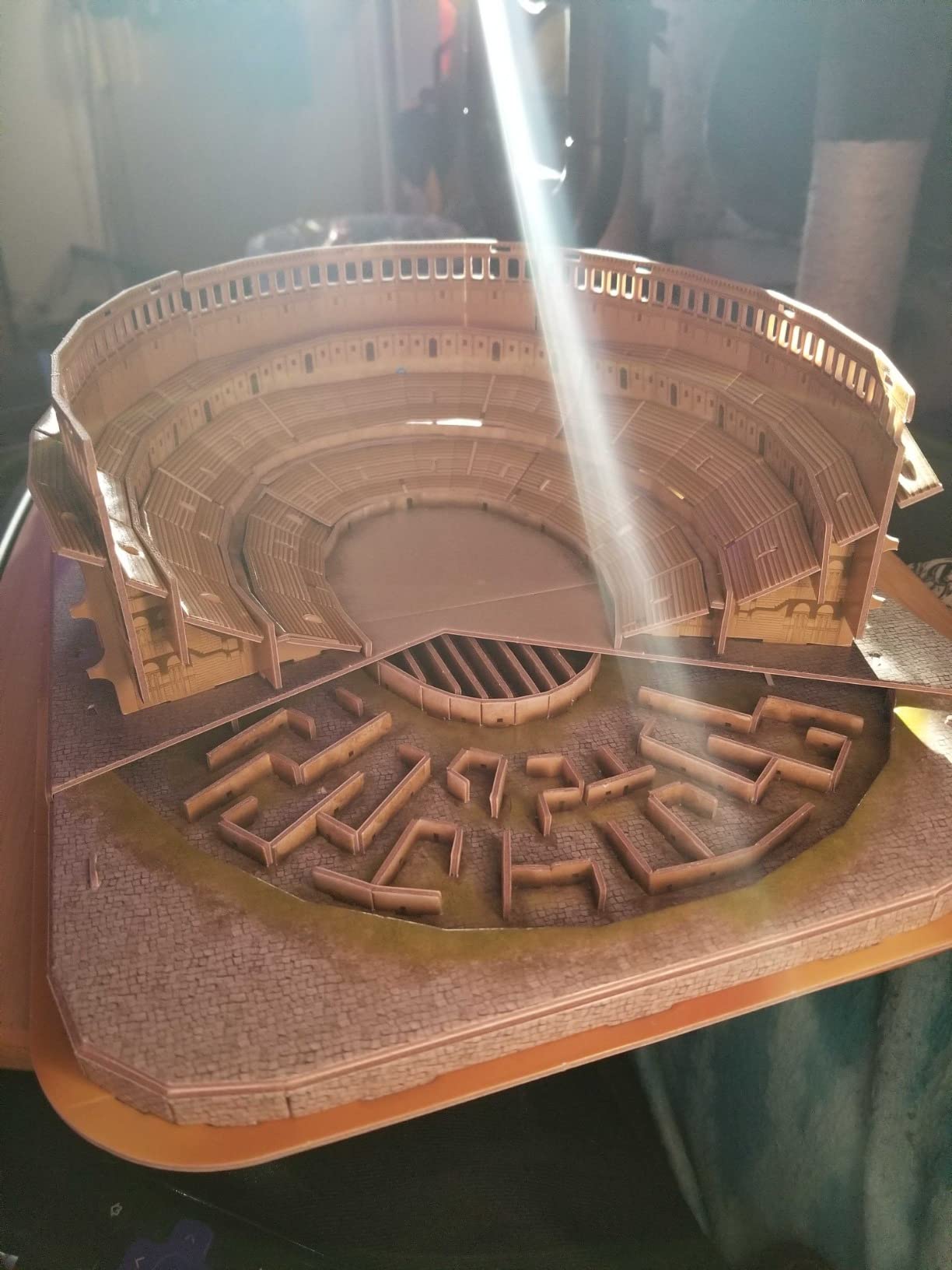 CubicFun Rome Colosseum 3D Architecture Puzzle, 131 Pieces, Ages 8+ customer photo 1