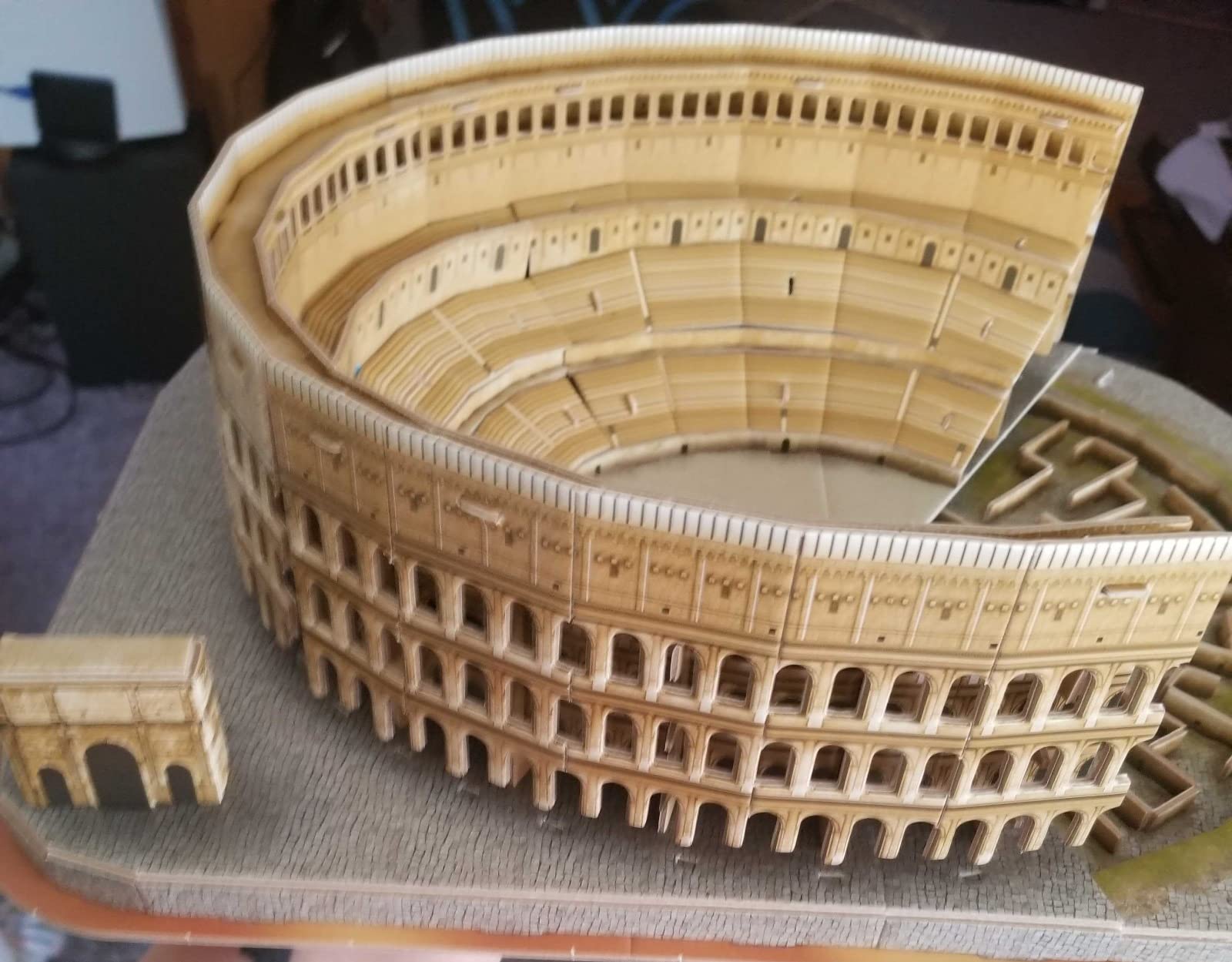 CubicFun Rome Colosseum 3D Architecture Puzzle, 131 Pieces, Ages 8+ customer photo 2