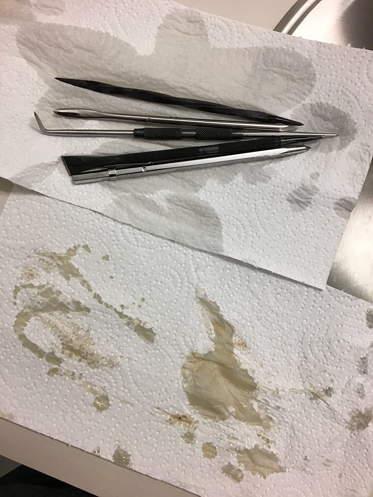 UJ Ramelson Intaglio and Dry Point Etching Scribing Tools Kit - Twisted Scriber, Scraper Burnisher, Hook, and Carbide Scribe, Printmaking Supplies customer photo 2