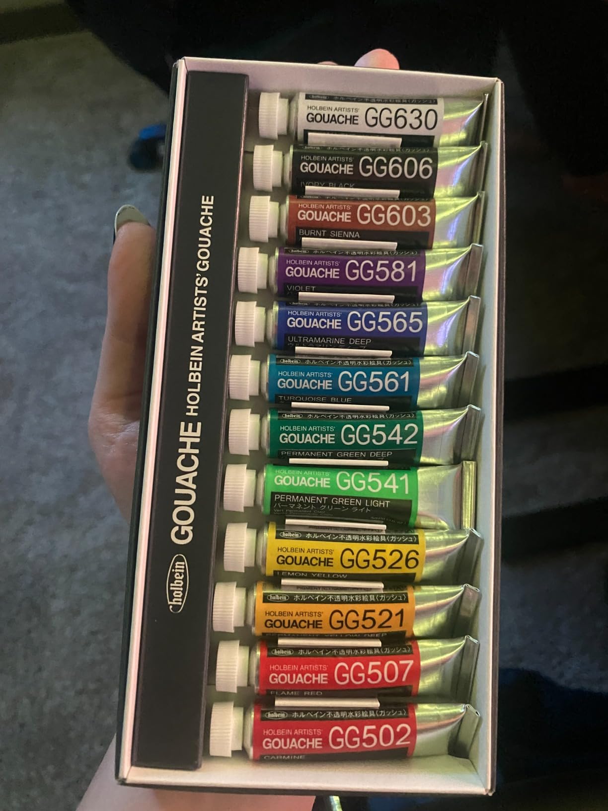 Holbein Artists Gouache Set of 12, 5ml tubes customer photo 1