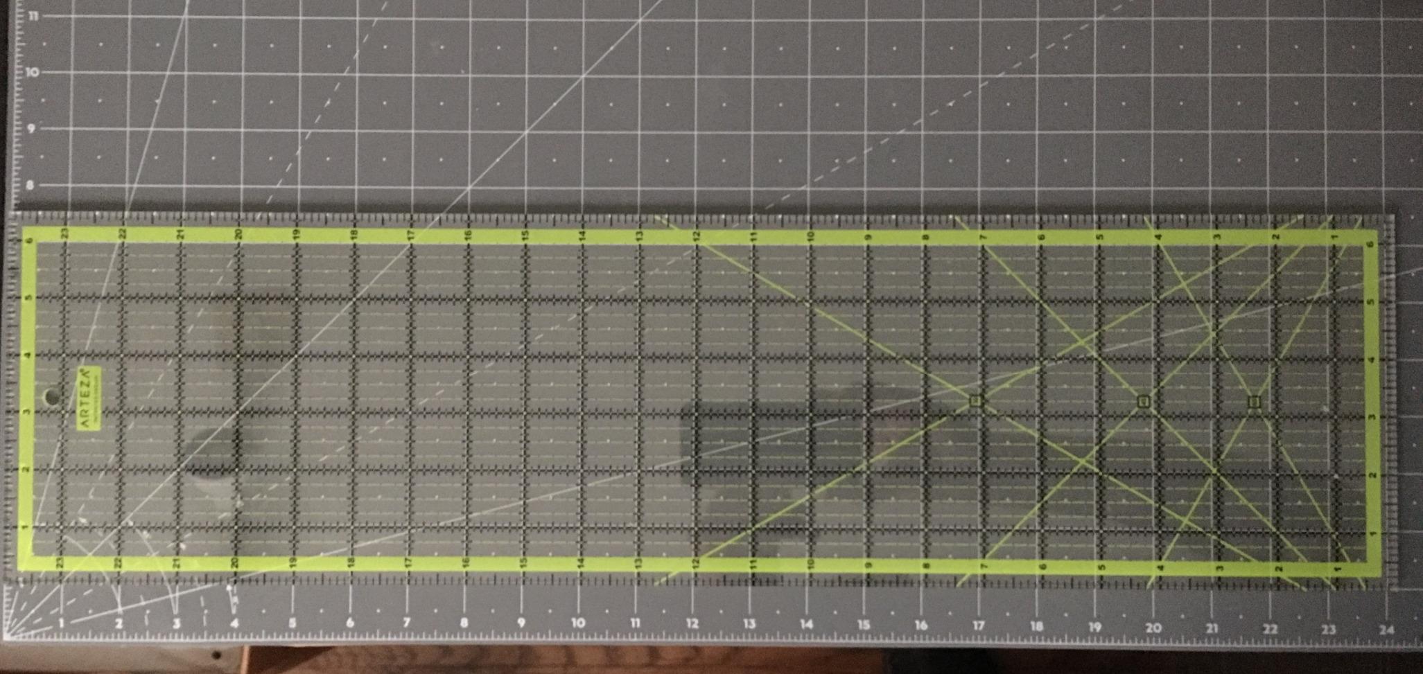 ARTEZA Self-Healing Cutting Mat, 18 x 24 in, Double-Sided for Quilting | 3 mm PVC-Free Triple-Layer Mat, Grid Lines, Angle Guides and Non-Slip Surface, For Sewing, Quilting, Fabric, Paper and Vinyl customer photo 2