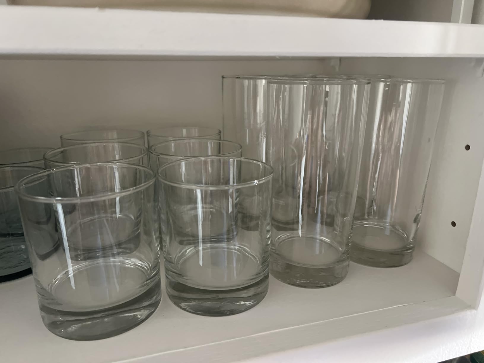 Libbey Ascent Tumbler & Rocks Drinking Glasses Set of 16, Clear Glass Cups | 16.25 oz & 12.25 oz Capacities Glasses for Water, Juice, Cocktails, and More with Curved Design and Dishwasher-Safe Care customer photo 2