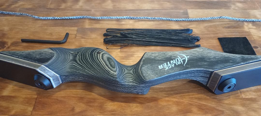 Obert Original Black Hunter Takedown Recurve Bow 60inch with Bamboo Core Limbs Archery Hunting Target Practice customer photo 2