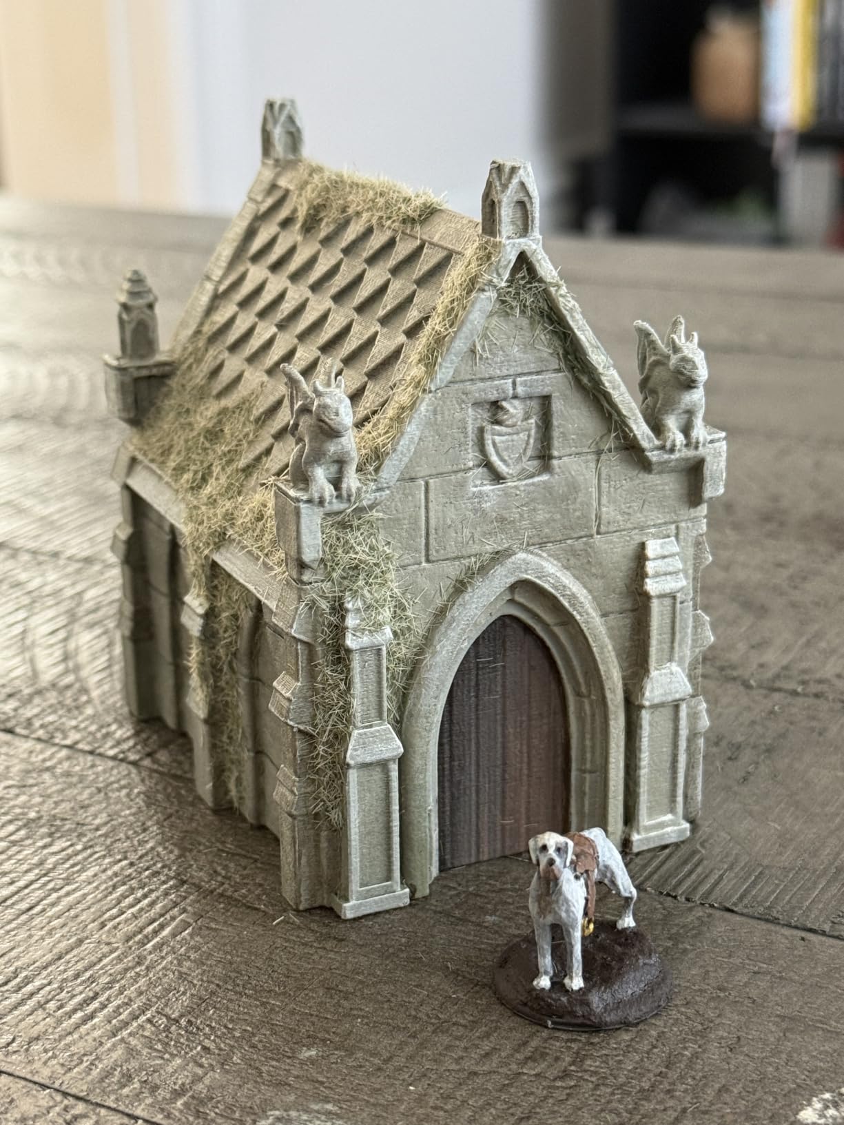 EnderToys Mausoleum Graveyard Scene - DND Terrain Scenery for Tabletop 28mm Miniatures Wargame customer photo 1