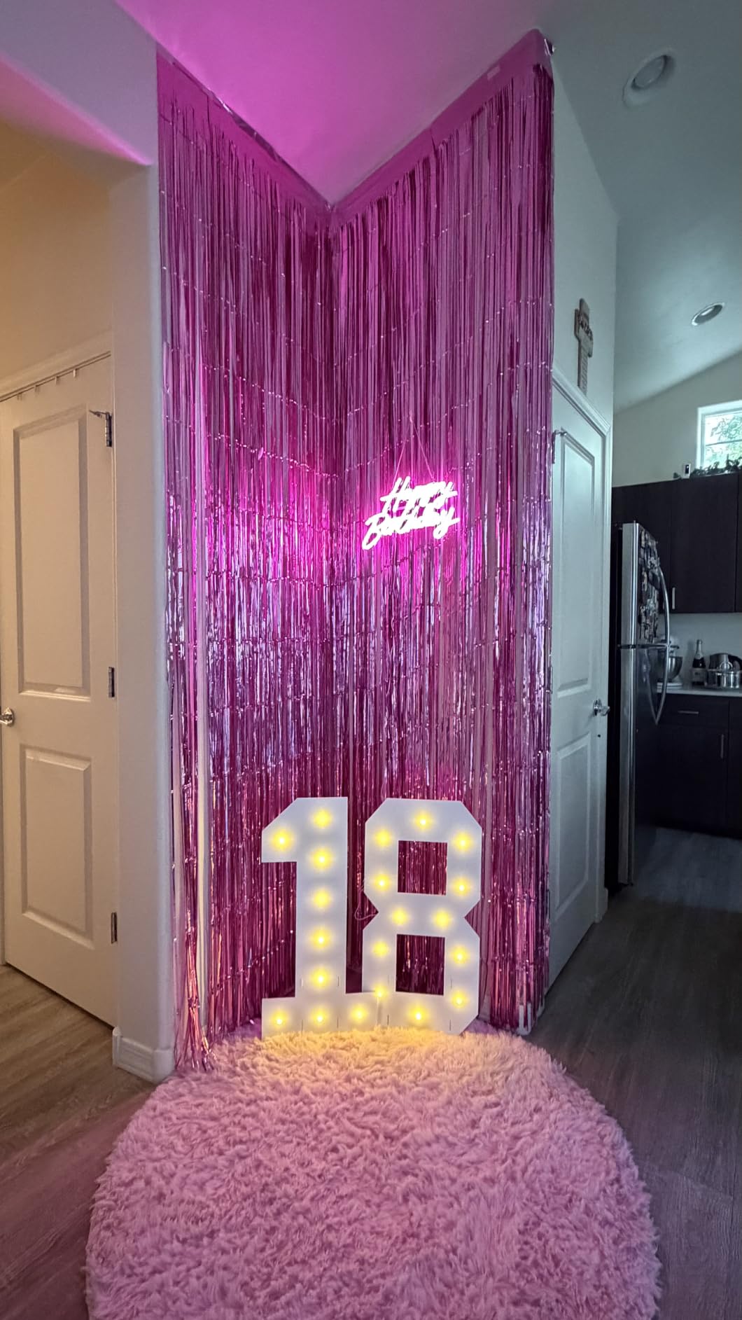 Decorative Led Light Up Number Letters, White Plastic Marquee Number Lights Sign Party Wedding Decor Battery Operated Number (1) customer photo 1