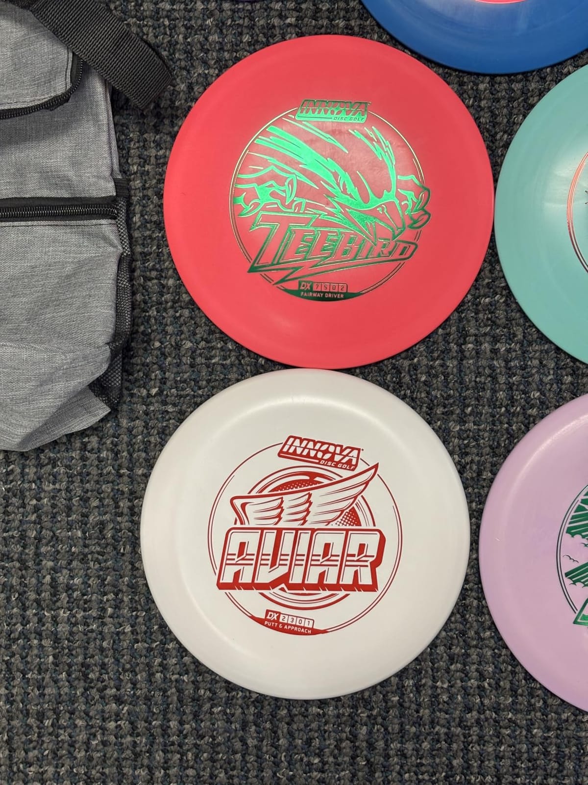Innova Disc Golf Starter Set -Colors May Vary 160-180g - Includes Putter, Mid Range, 2X Fairway Drivers, Distance Driver, Mini Marker Beginner Disc Golf Set customer photo 2