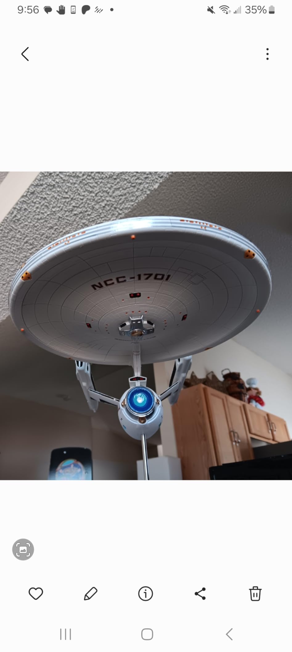 AMT Star Trek Model Kit (U.S.S. Enterprise Refit) customer photo 1