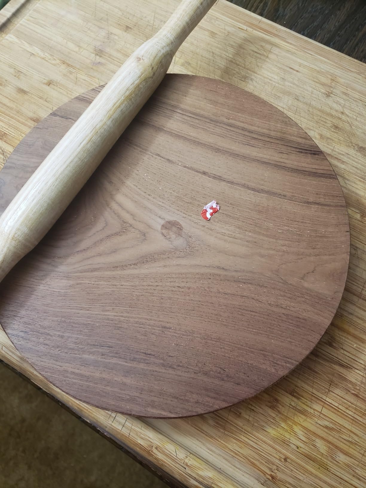 Chakala belon sagwan,Wooden Circular Board,Roti Maker,Cicular Board with Belon,Polpat and Belan customer photo 2