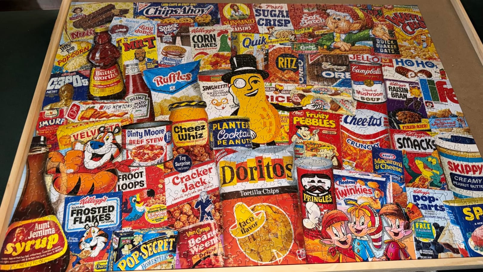 MasterPieces 1000 Piece Jigsaw Puzzle Mom's Pantry | Vintage Kitchen Art | Vintage kitchen 1000 piece puzzle for adults with random cut pieces, matte finish, poster, recycled board, & fun display art customer photo 1