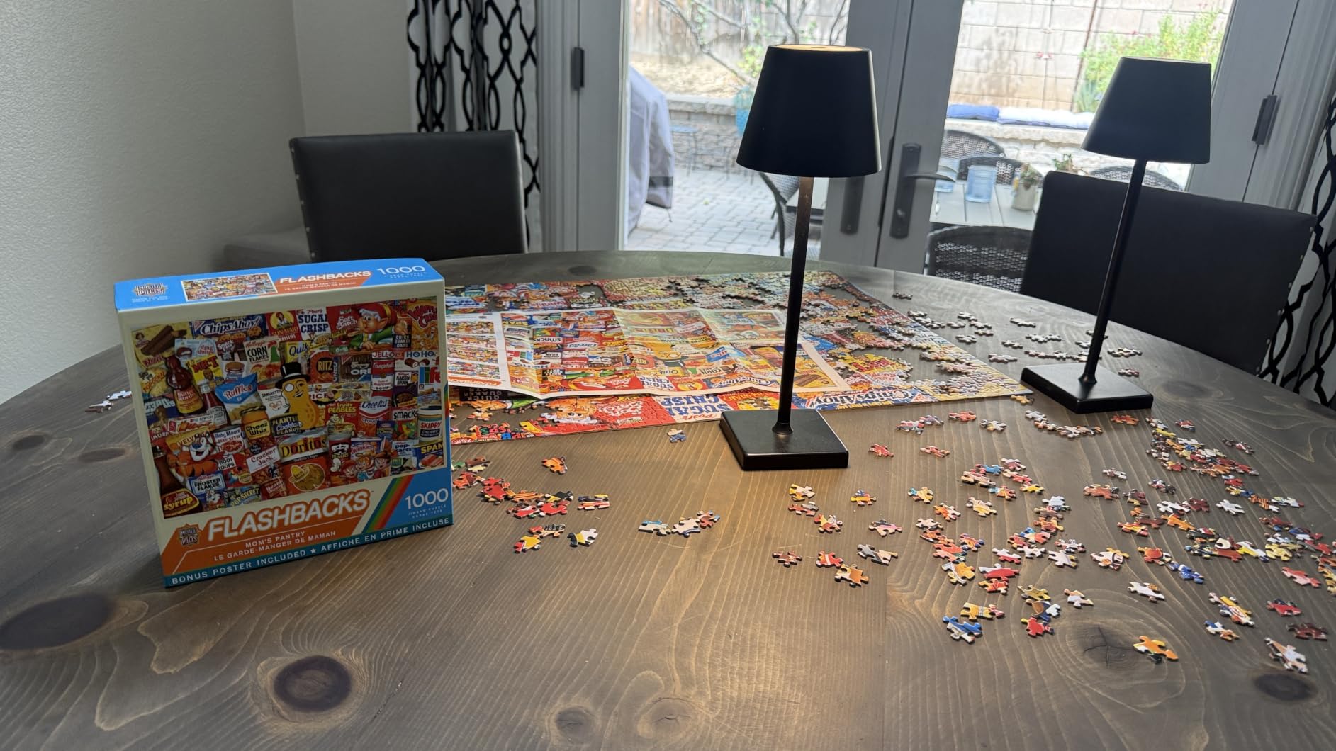 MasterPieces 1000 Piece Jigsaw Puzzle Mom's Pantry | Vintage Kitchen Art | Vintage kitchen 1000 piece puzzle for adults with random cut pieces, matte finish, poster, recycled board, & fun display art customer photo 2