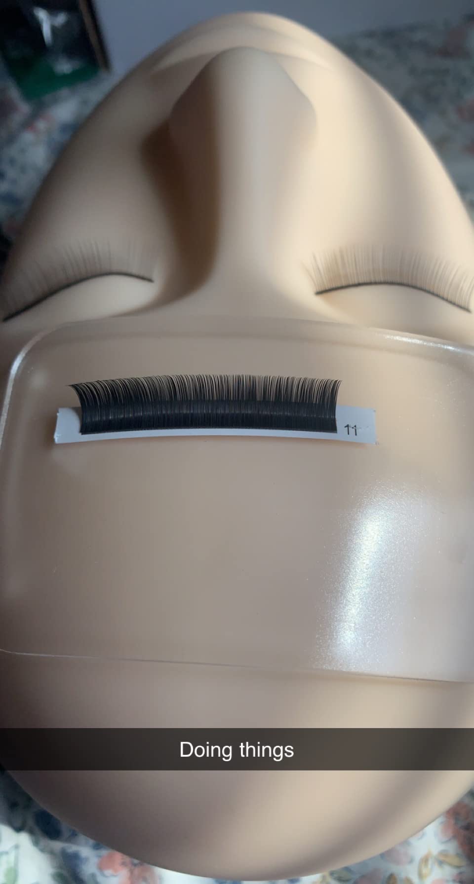 Hoka Lash Eyelash Extension Kit & Training Course and Certification, Professional Lash Extension Kit for Beginners Includes Practice Mannequin Head, Lash Trays, Glue, Tweezers, Fan & More customer photo 2
