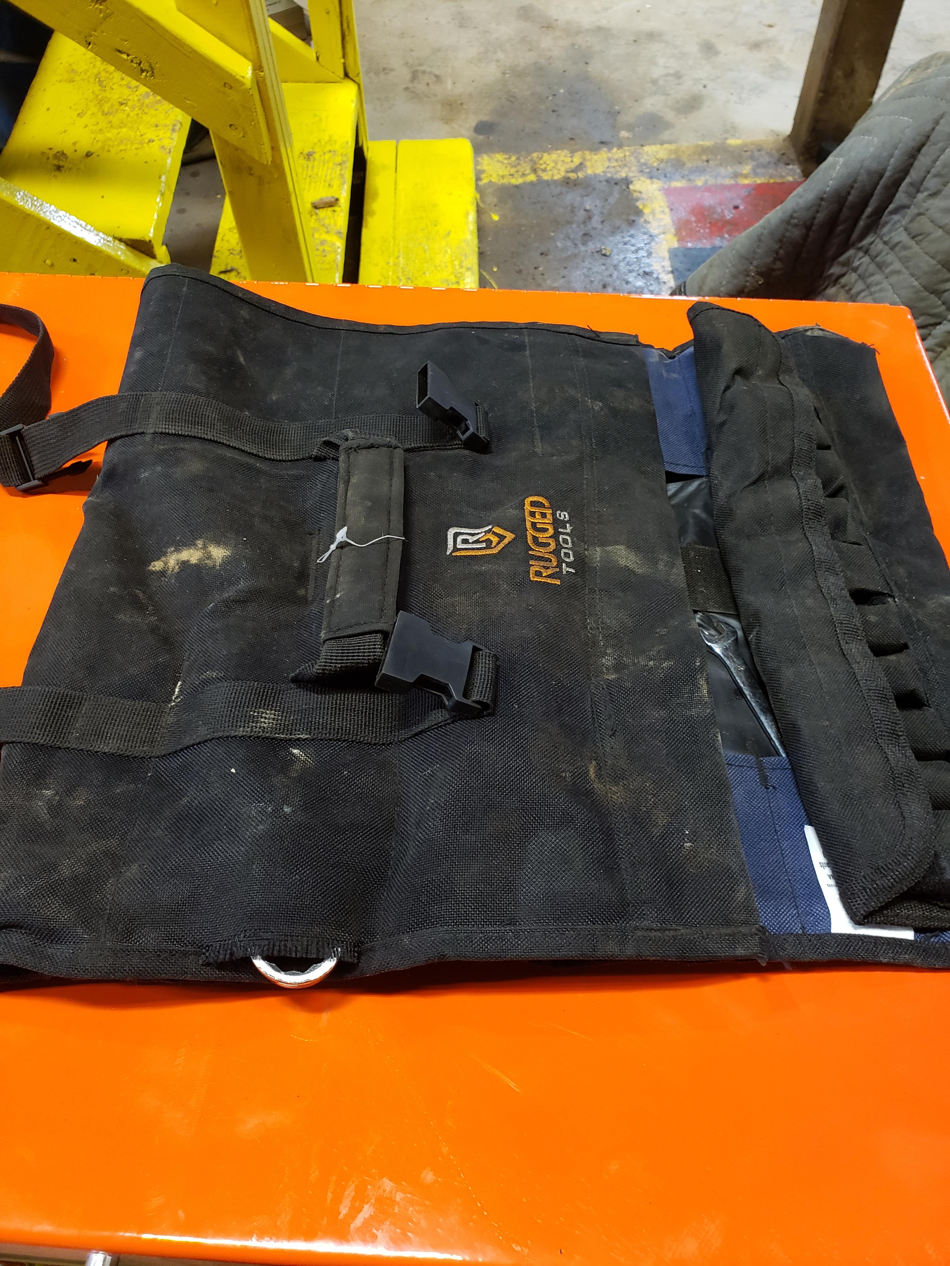 32 Pocket Tool Roll Organizer - Wrench Organizer & Tool Pouch - Wrench Roll Includes Pouches for 10 Sockets - Roll Up Tool Bag for Electrician, HVAC, Plumber, Carpenter or Mechanic - From Rugged Tool customer photo 1