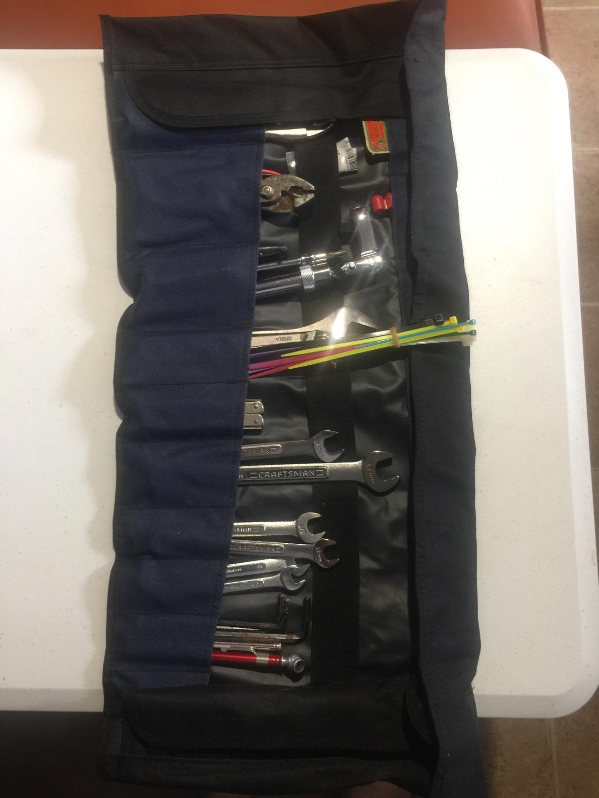 32 Pocket Tool Roll Organizer - Wrench Organizer & Tool Pouch - Wrench Roll Includes Pouches for 10 Sockets - Roll Up Tool Bag for Electrician, HVAC, Plumber, Carpenter or Mechanic - From Rugged Tool customer photo 2