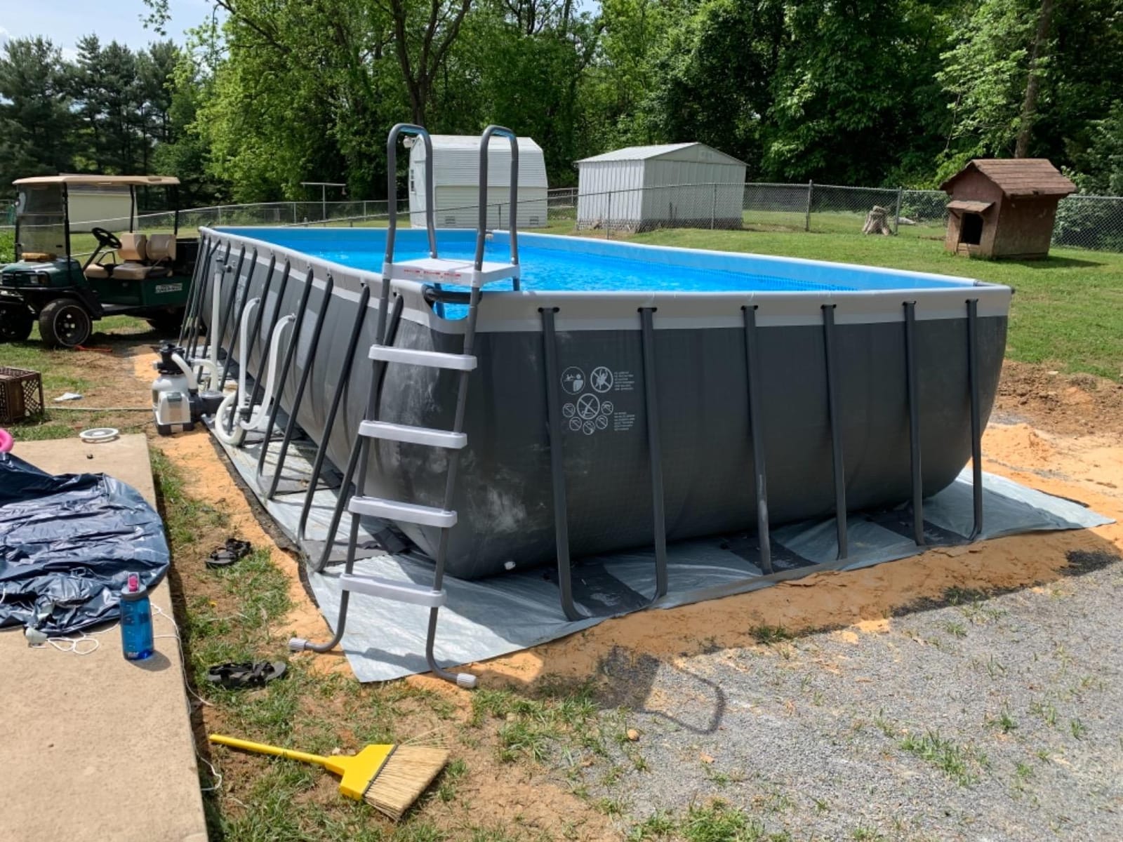 INTEX Ultra XTR 18ft x 9ft x 52in Above Ground Swimming Pool Set w/Pump customer photo 2