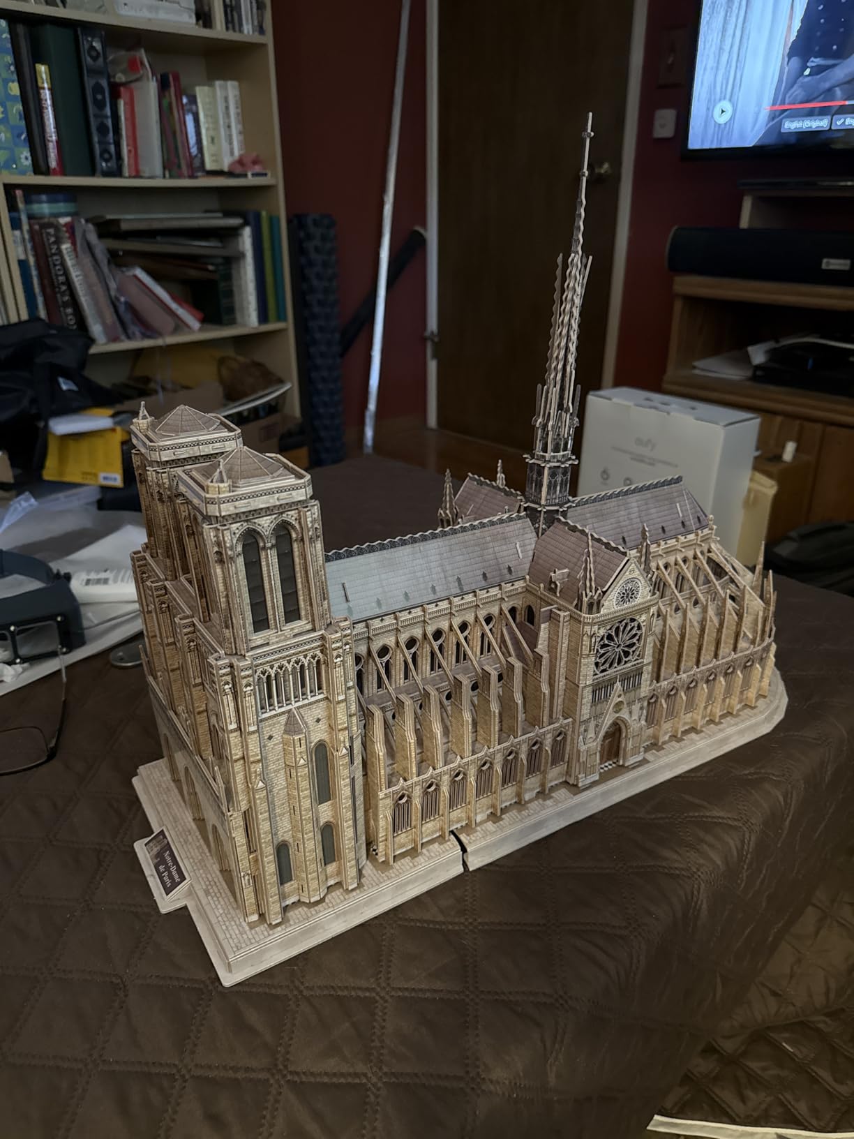 CubicFun Notre Dame de Paris 3D Puzzle with Opening Wall, 293 Pieces customer photo 2