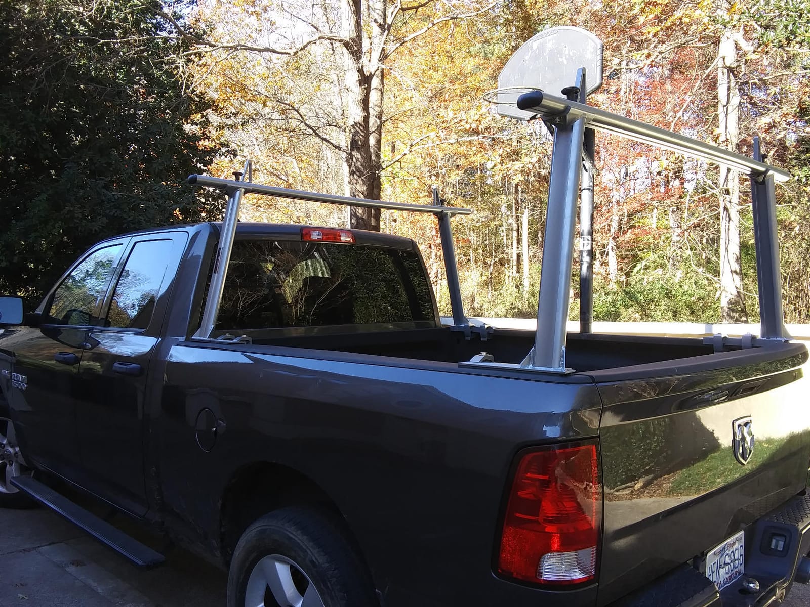 Model APX25 Extendable Aluminum Pick-Up Truck Ladder Rack (No Drilling Required) - Silver customer photo 1