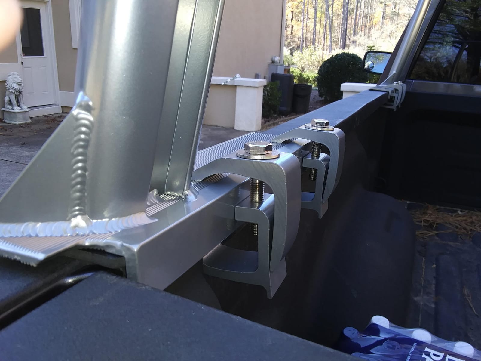 Model APX25 Extendable Aluminum Pick-Up Truck Ladder Rack (No Drilling Required) - Silver customer photo 2