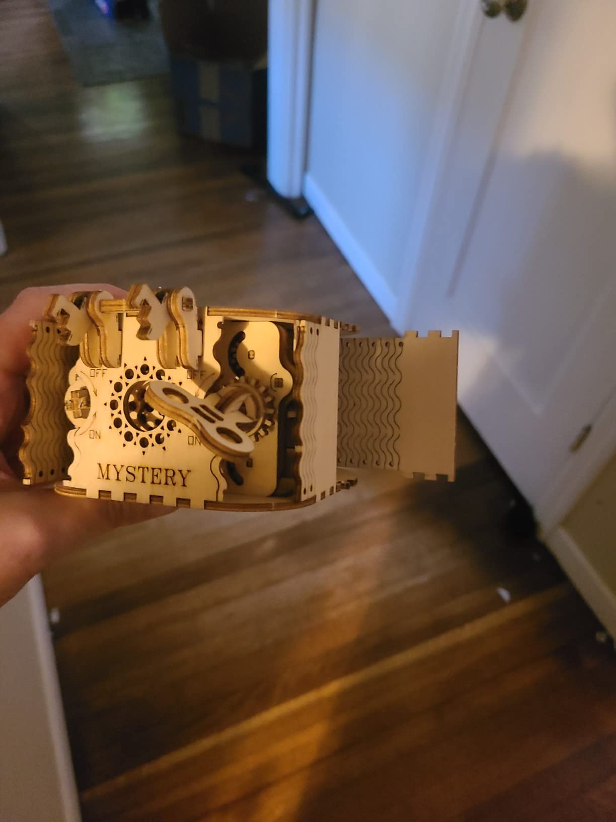 ROKR 3D Wooden Puzzle Mechanical Treasure Box Model DIY Brain Teaser Projects for Adult Age 14+ Birthday Gift Educational Toys Wooden Puzzles for Adults customer photo 1