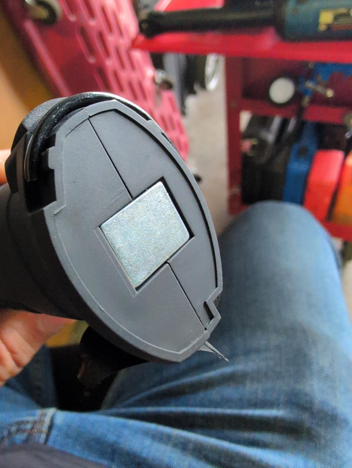 Rechargeable LED Work Light, Amazon's Choice Magnetic Hands-Free Trouble Light with Hook, IPX4 Waterproof customer photo 2