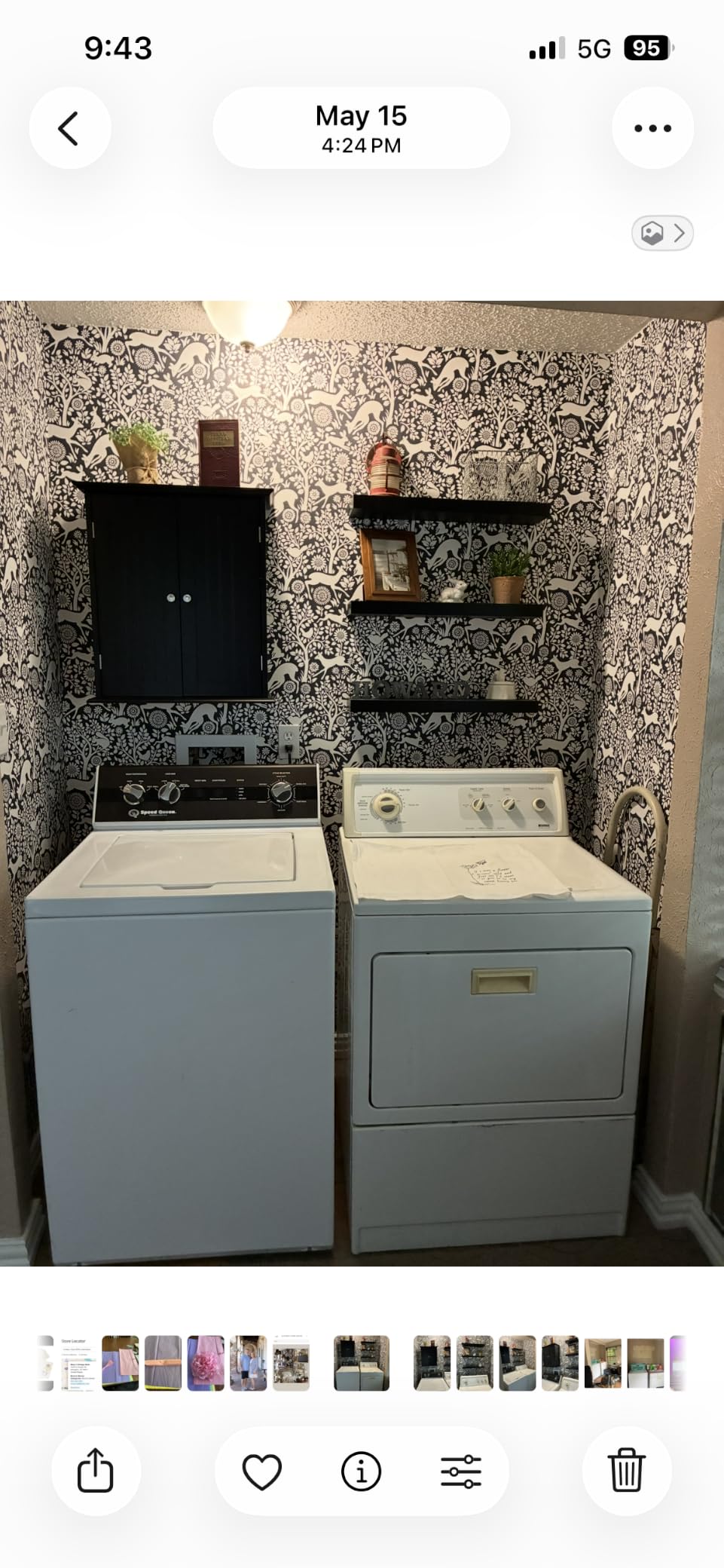 ChooChoo Bathroom Wall Cabinet, Over The Toilet Space Saver Storage Cabinet, Medicine Cabinet with 2 Door and Adjustable Shelves, Cupboard customer photo 1
