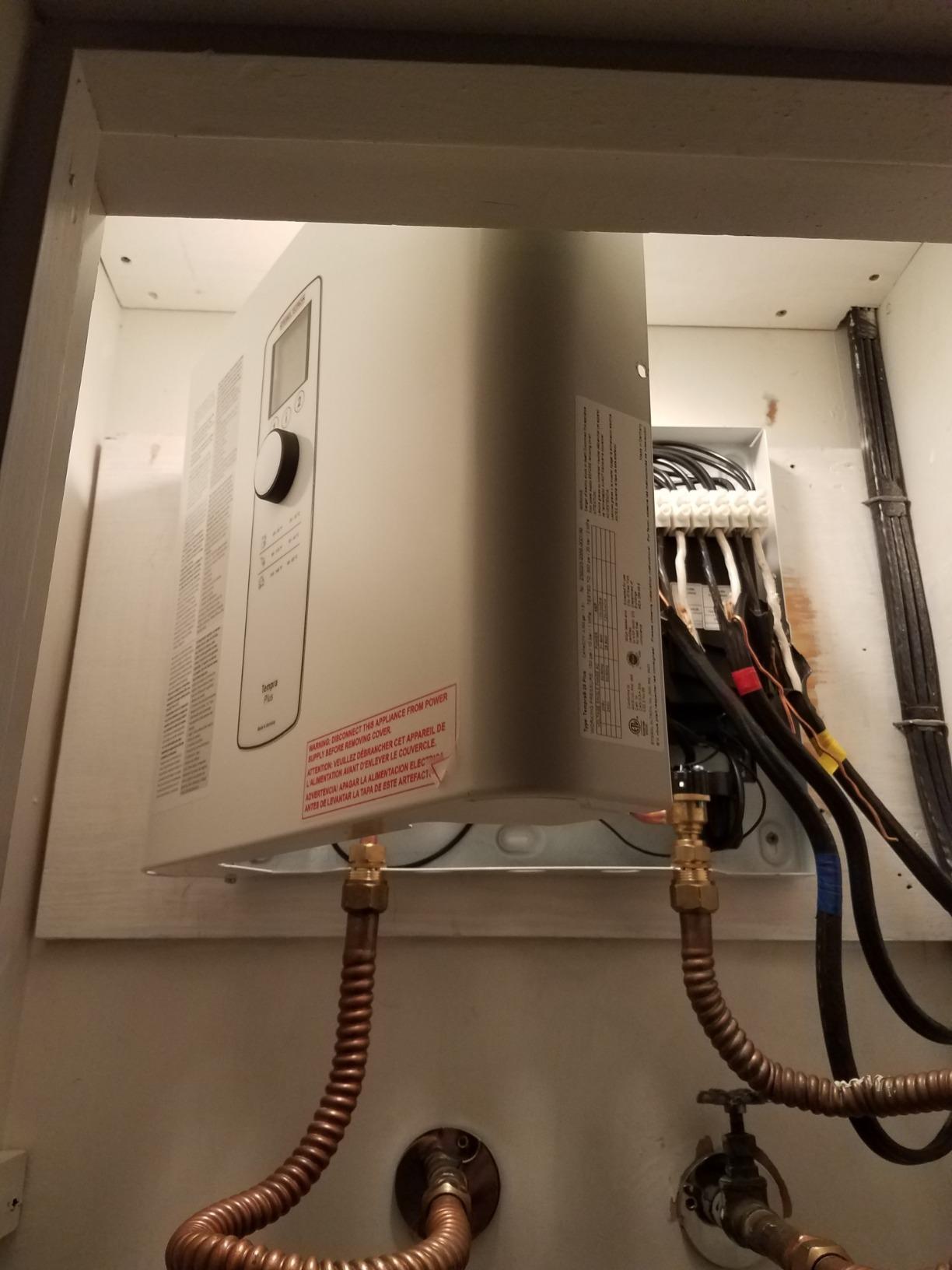 Stiebel Eltron Tankless Water Heater - Tempra 29 Plus - Electric, 28.8kW, On Demand Hot Water, Eco, White, Made in Germany customer photo 2