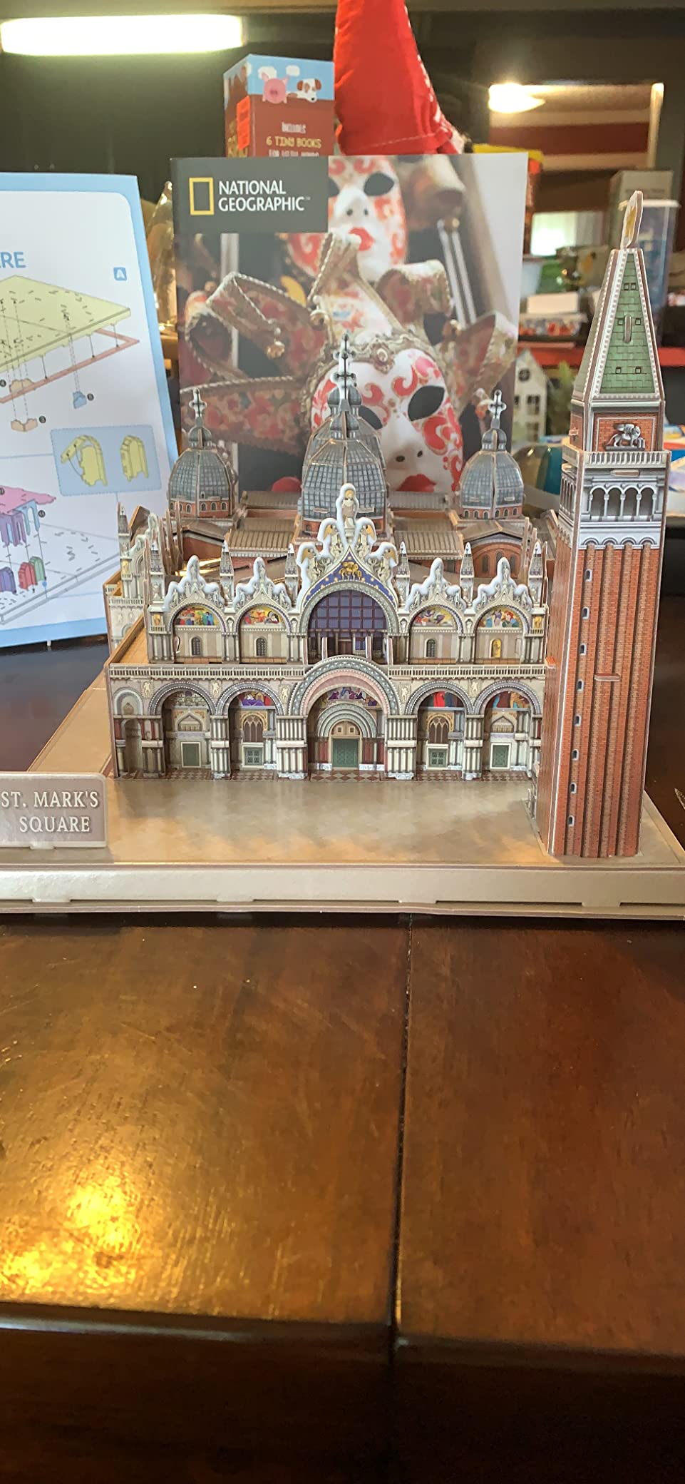 CubicFun 3D Italy Puzzles Models Architecture Kits for Adults and Kids, with National Geographic Booklet for Venice St. Mark's Square customer photo 1