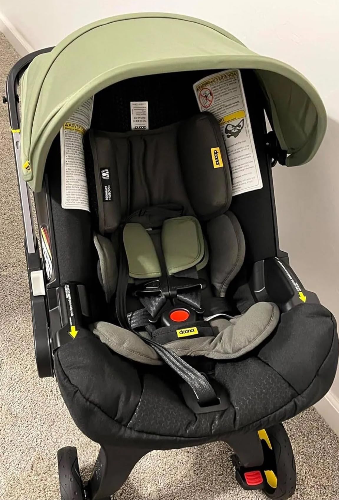 Doona Car Seat & Stroller, Nitro Black - All-in-One Travel System customer photo 2