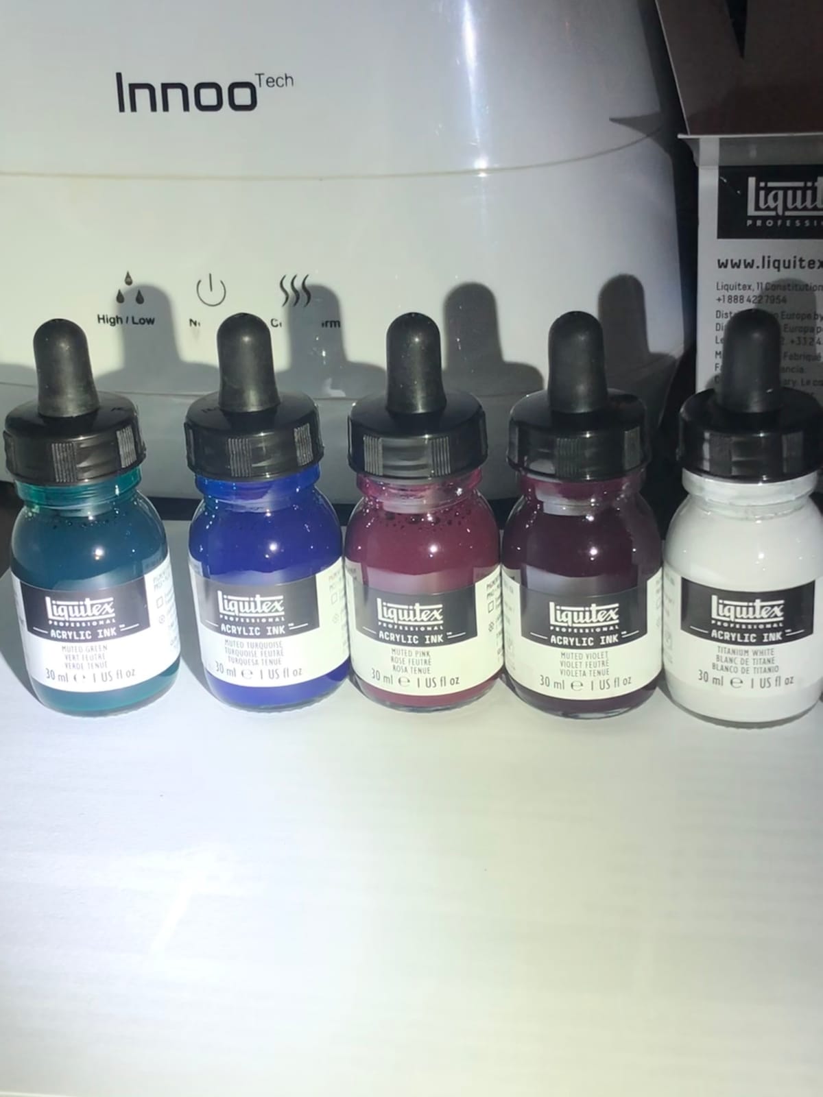 Liquitex Professional Acrylic Ink, 1-oz, Muted Collection, Set of 6 customer photo 1