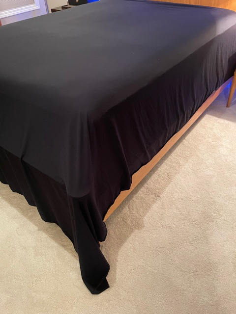 Pure Bamboo King Sheets, Genuine 100% Organic Viscose Derived from Bamboo Bed Sheet Set, Luxuriously Soft & Cooling, Double Stitching, 2 Year Quality Promise (King, Sterling Blue) customer photo 2