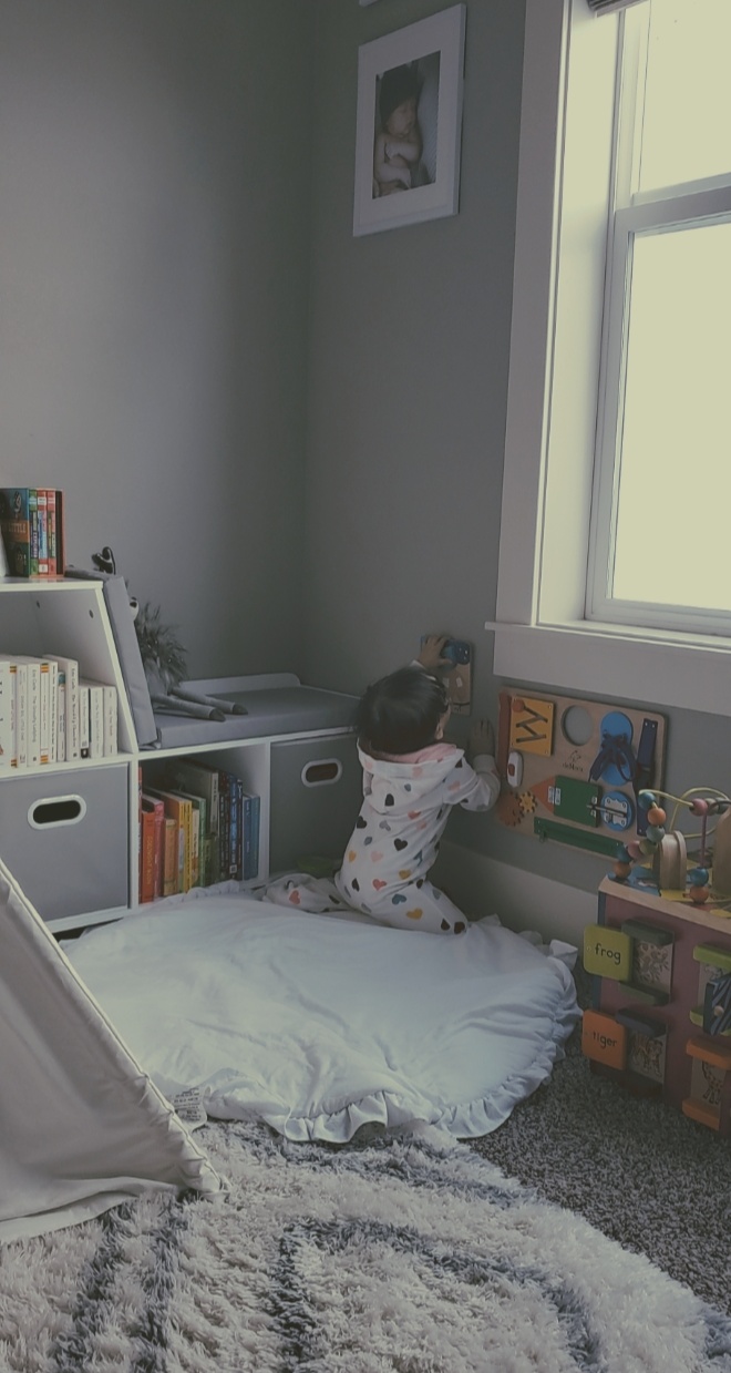 RiverRidge Kids Book Nook Reading Bench with Cushion and Toy Storage, White | Bookcase Bench with 4 Bookshelf Cubbies, Painted MDF, Playroom Storage Organizer customer photo 2