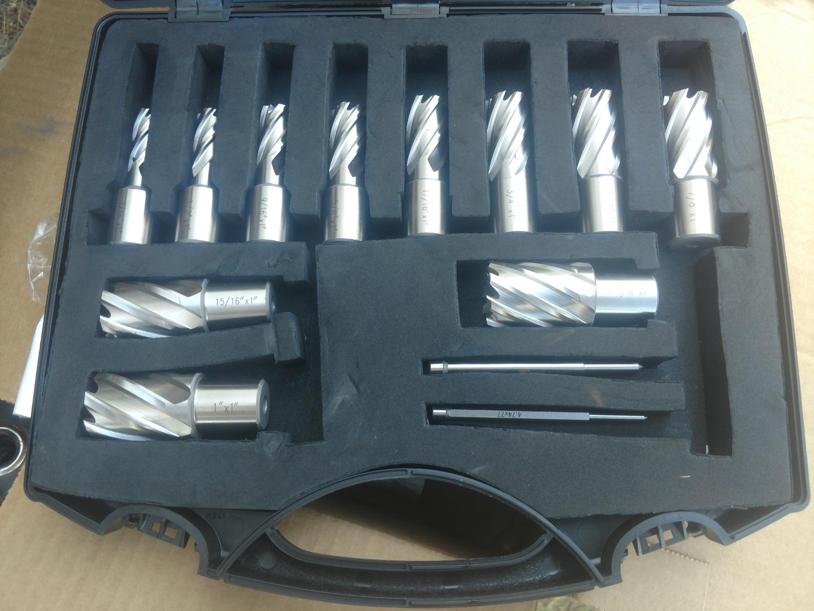 Annular Cutter Set JESTUOUS 3/4 Inch Weldon Shank 1 Cutting Depth 13pcs customer photo 2