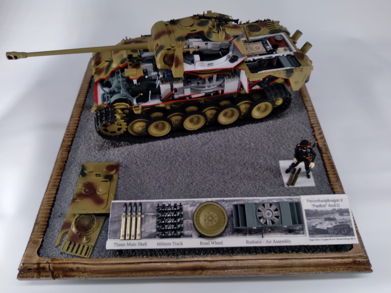 Rye Field Model 1:35 Panther Ausf.G Sd.Kfz.171 with Full Interior/Workable Track Links/Cut Away Parts customer photo 2