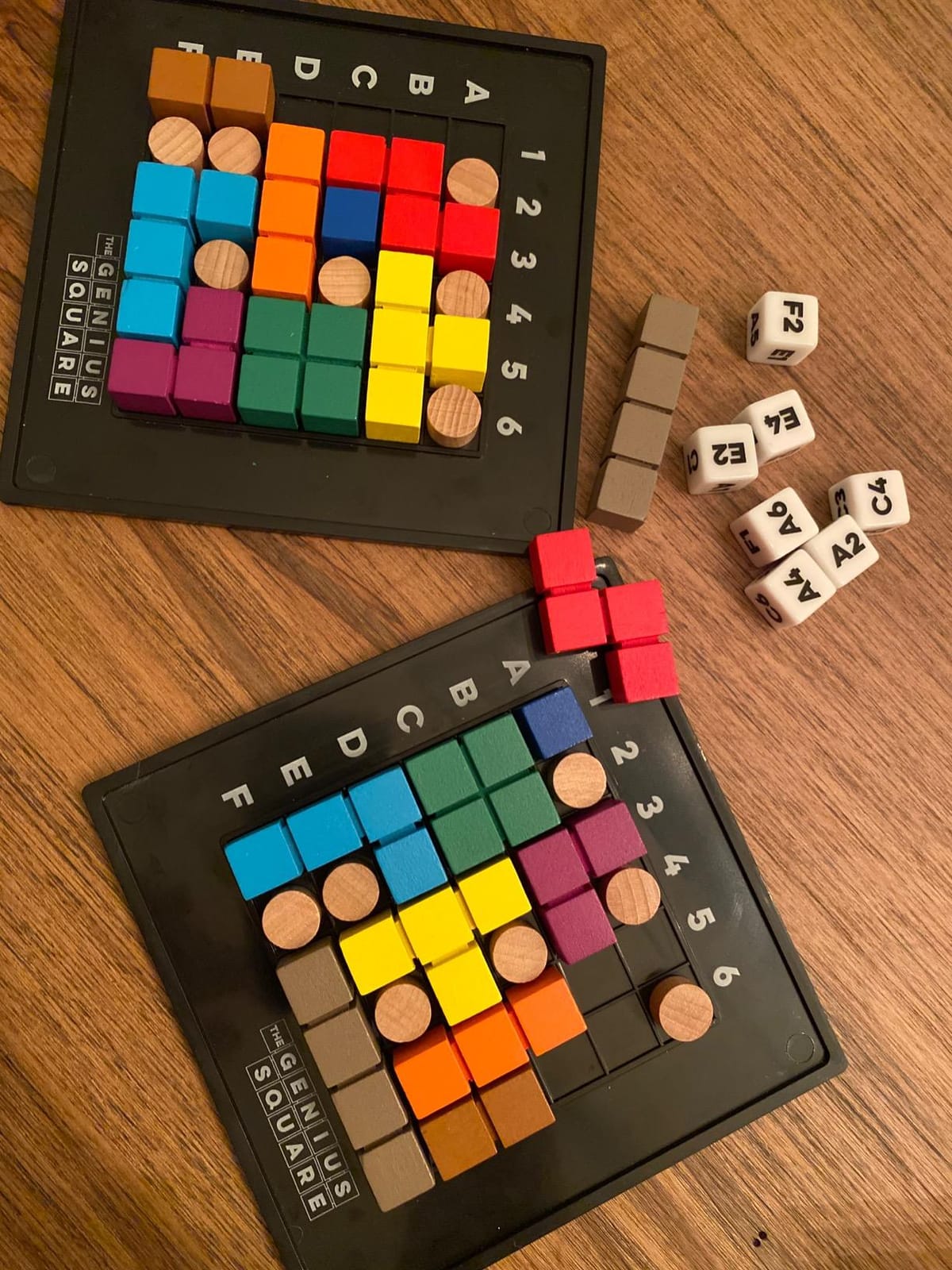 The Genius Square from the Happy Puzzle Company | Game of the Year Award Winner | 60000+ Solutions | STEM Puzzle Game for 1-2 Players | Ages 6 - Adult | Roll the dice and Race to Fill the Grid! customer photo 2