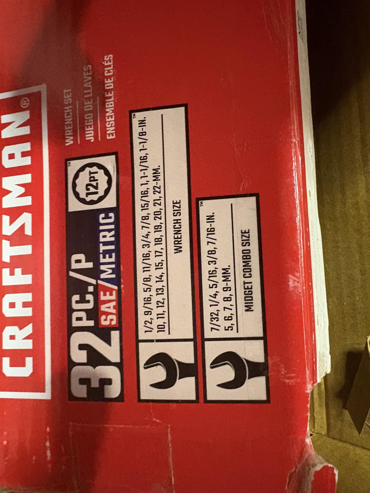 CRAFTSMAN Wrench Set, SAE / Metric, 32-Piece (CMMT12080) customer photo 1