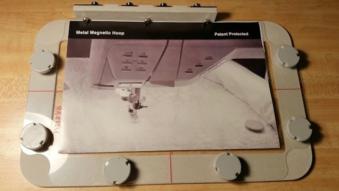 Metal/Magnetic Hoop for Brother/Babylock Embroidery Machine 5