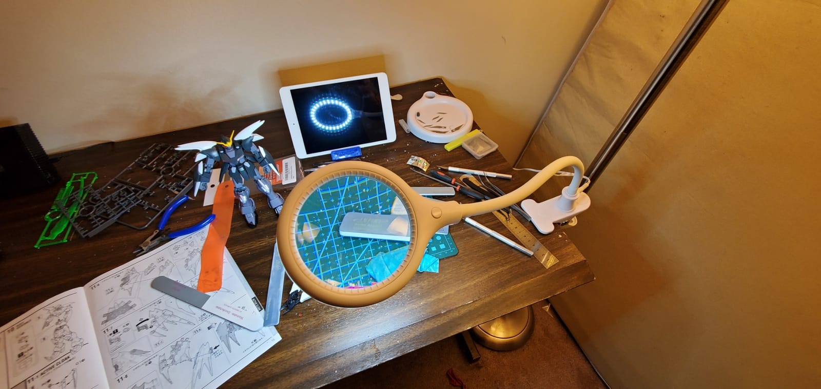 Brightech LightView Pro Flex 2 in 1 Magnifying Desk Lamp, 2.25x Light Magnifier, Adjustable Magnifying Glass with Light for Crafts, Reading, Close Work customer photo 1