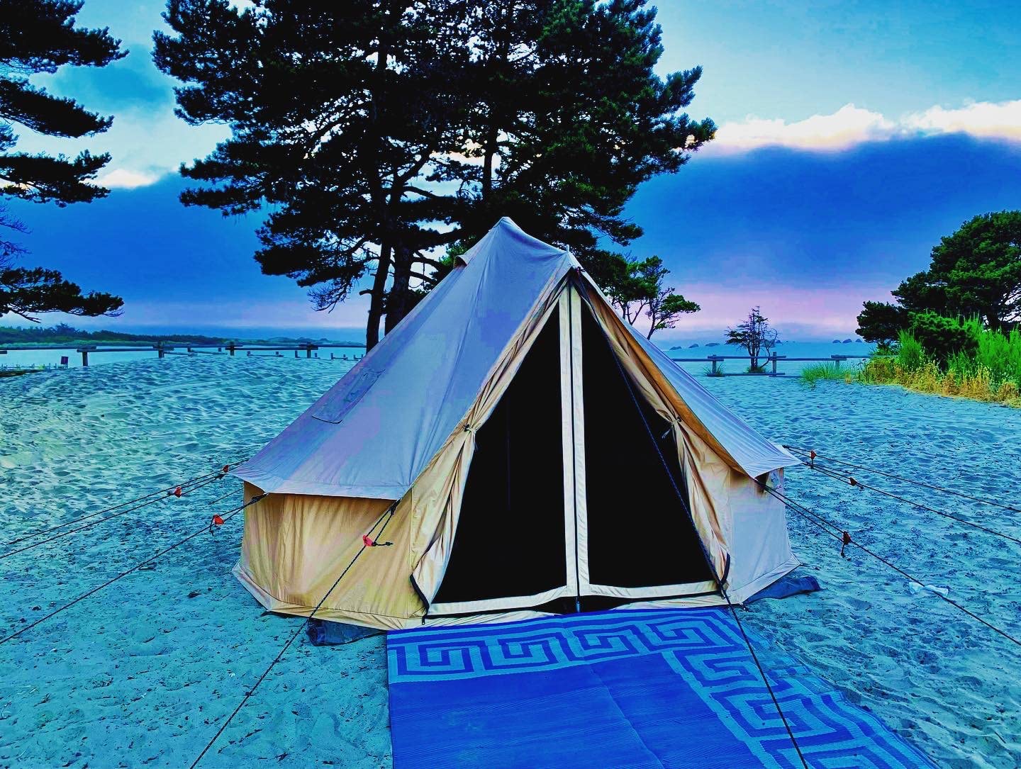 WHITEDUCK Regatta Canvas Bell Tent Water Repellent - w/StoveJack, Waterproof, 4 Season Luxury Camping and Glamping Yurt Tent Outdoor customer photo 1