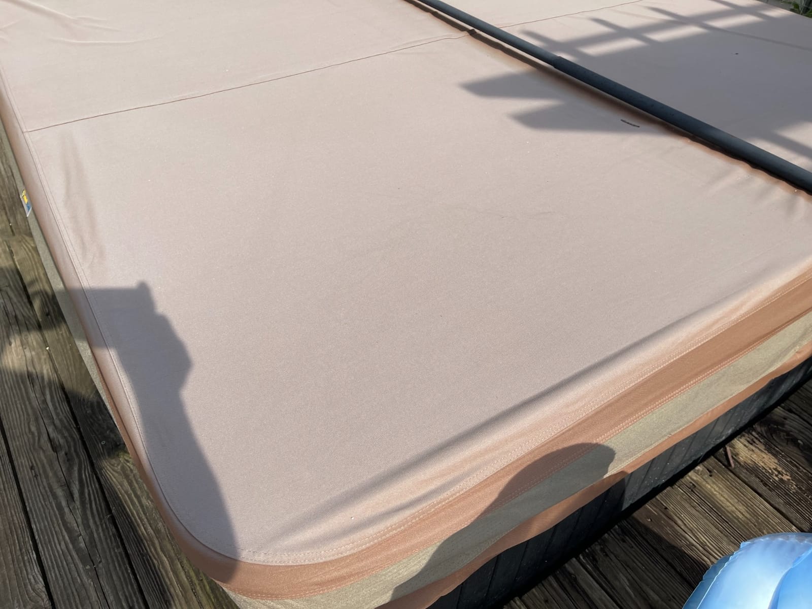 DUCKCOVERS® Ultimate Water-Resistant 86 Inch Square Hot Tub Cover Cap, Outdoor Spa Cover customer photo 1