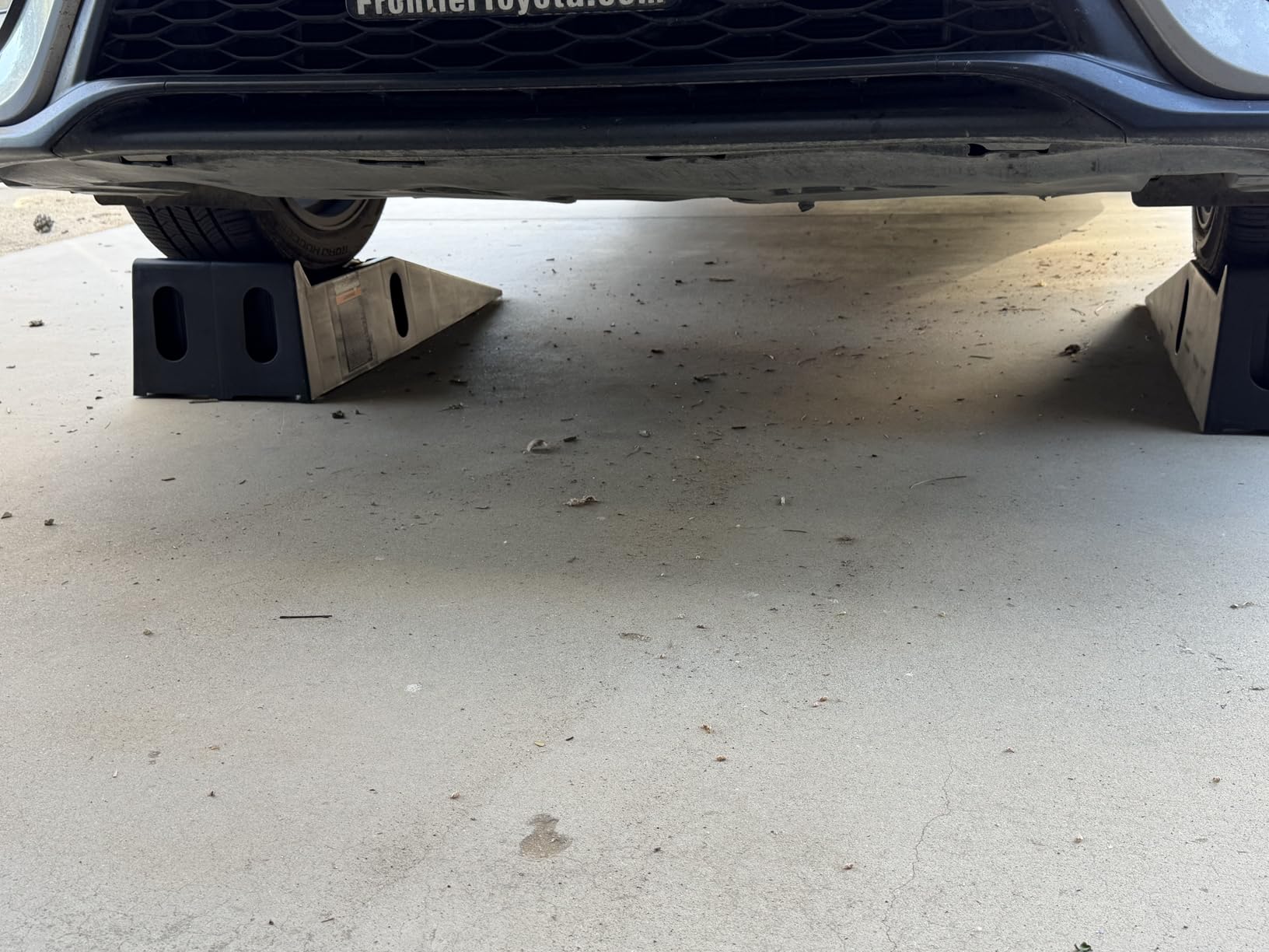 Ironton Poly Car Ramp Set, 12,000-Lb. GVW, 35.5in.L x 12in.W, 2-Pc. customer photo 2