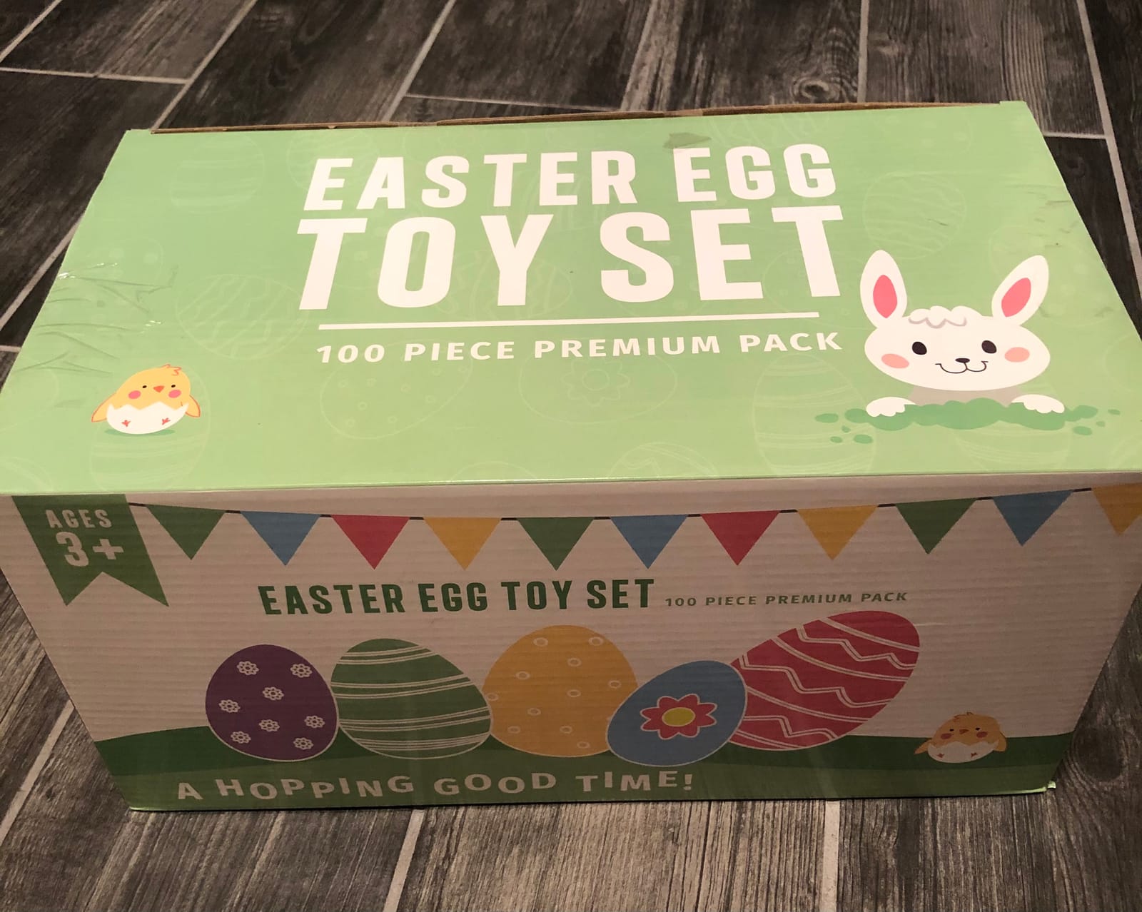JOYIN 100 Pcs Prefilled Easter Eggs with Toys Plus Stickers, Filled with Toys Party Favors for Kids Boys Girls Easter Eggs Hunt, Basket Stuffers Fillers, Classroom Prize Supplies customer photo 1