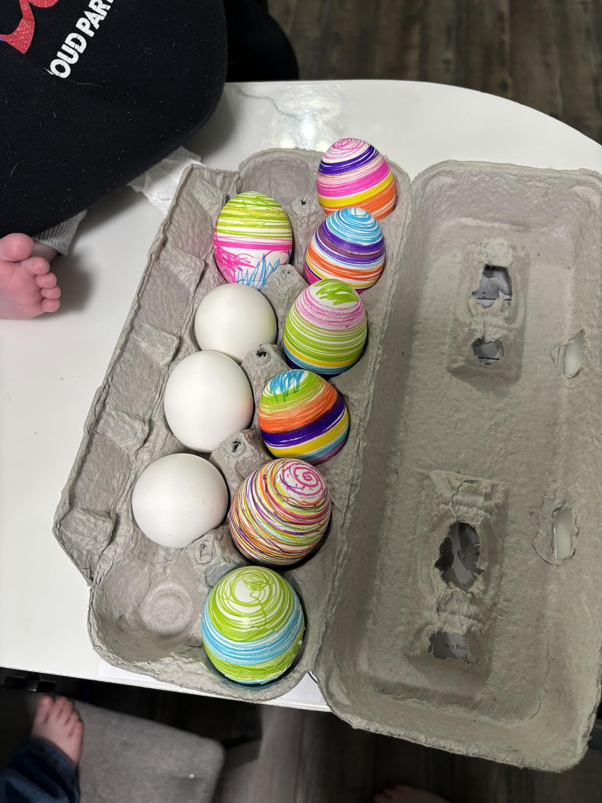 EggMazing Easter Egg Mini Decorator Kit Arts and Crafts Set - Includes Egg Decorating Spinner and 6 Markers - Ages 3 and Up customer photo 2