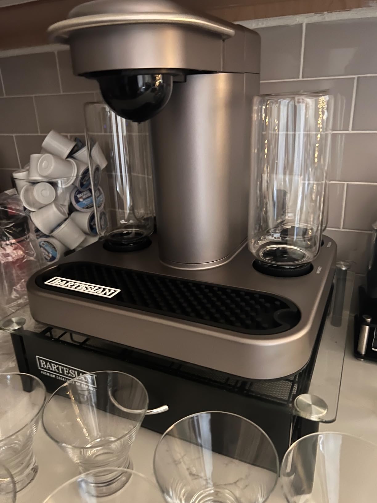 Bartesian Premium Cocktail and Margarita Machine, Push-Button Simplicity, 55300 customer photo 1