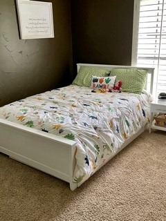 Max & Lily Twin Bed, Wood Bed Frame with Headboard for Kids with Trundle, Slatted, Blue customer photo 1
