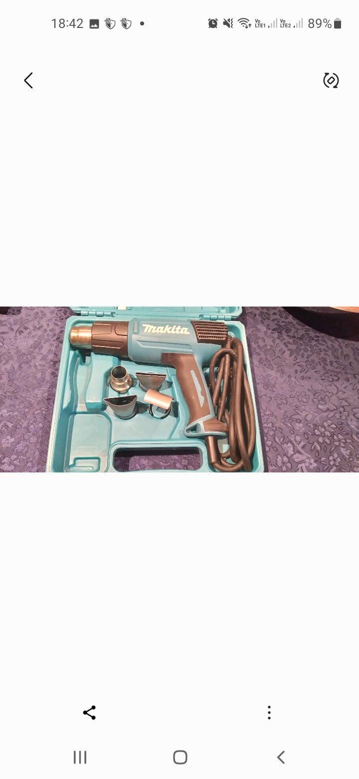 Makita HG6530VK Variable Temperature Heat Gun Kit with LCD Digital Display customer photo 2